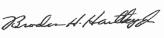 Hartley signature